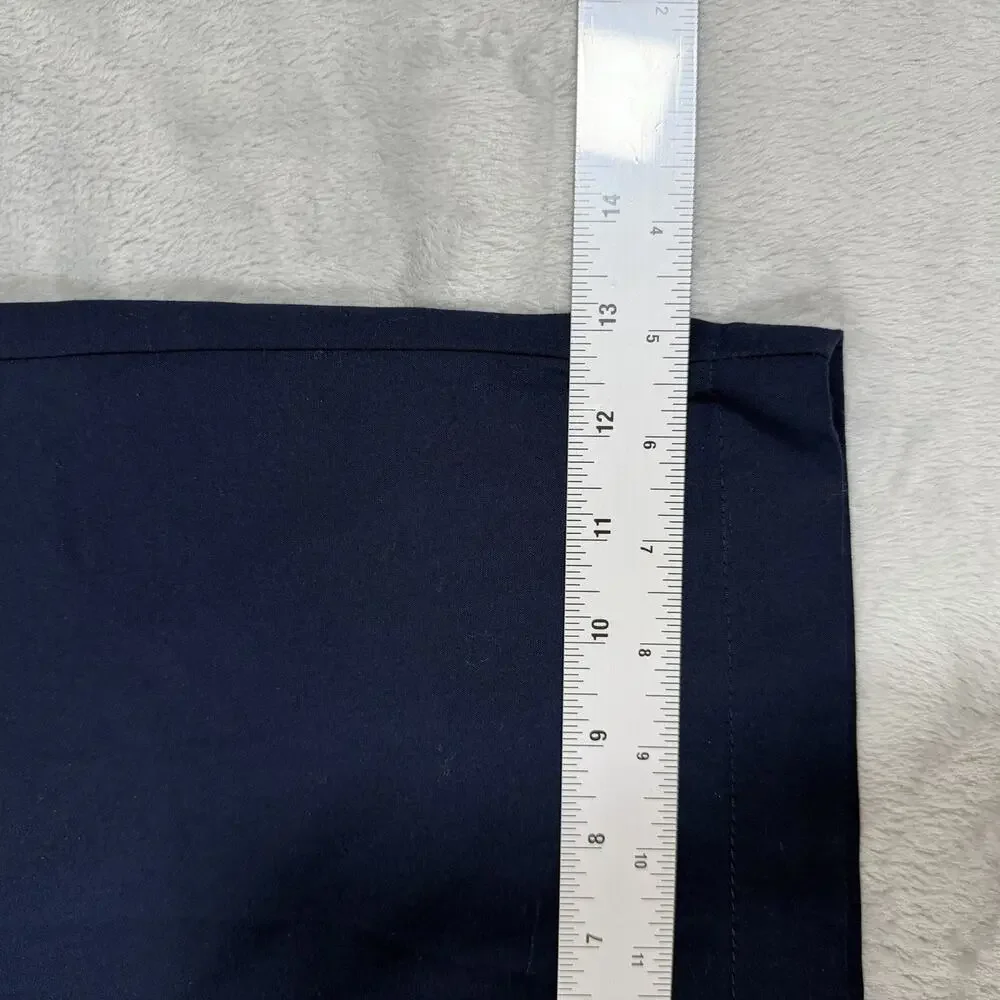 NWT Alfani Alfatech Stretch Tech Shorts 40 Navy Flat Front Golf Smart Casual
